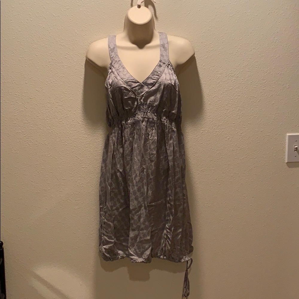 Charlotte Russe Silk Baby Doll Dress w/ Tie